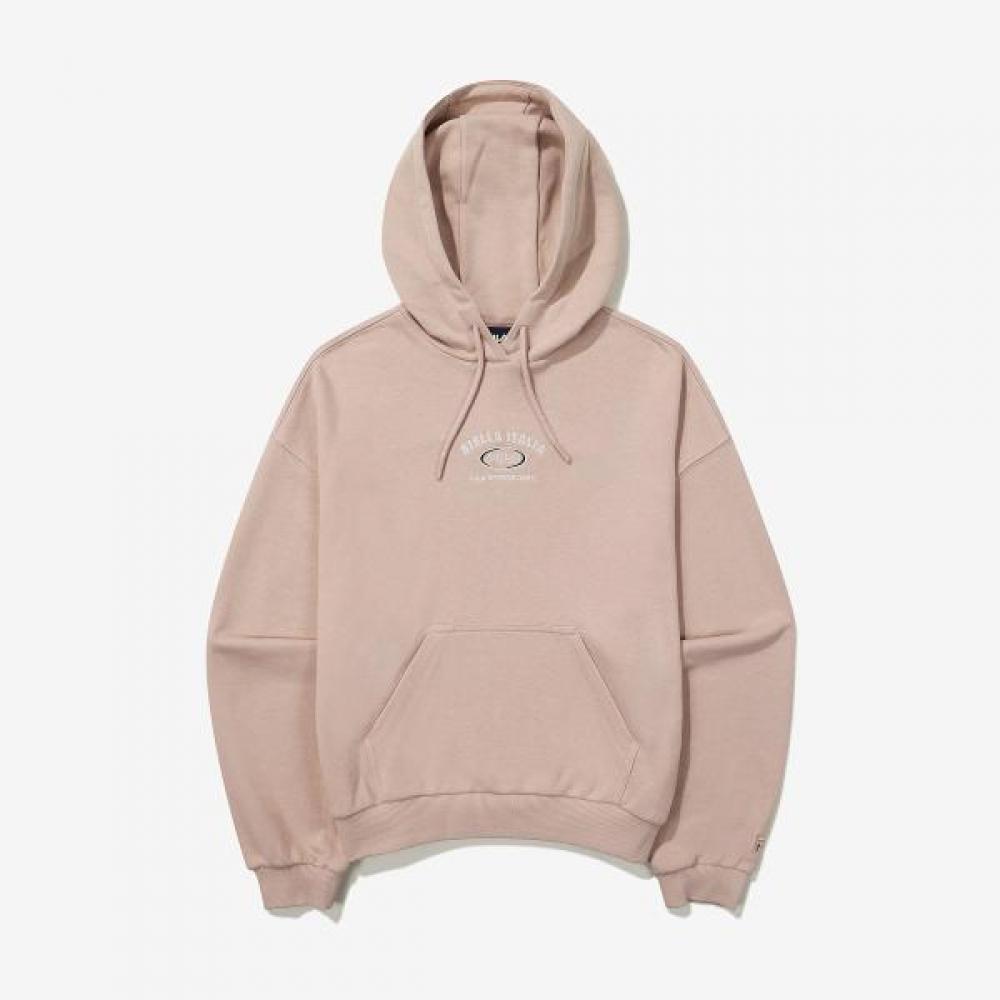 Fila Semi Crop Hoodie DUSTYPINK/W90