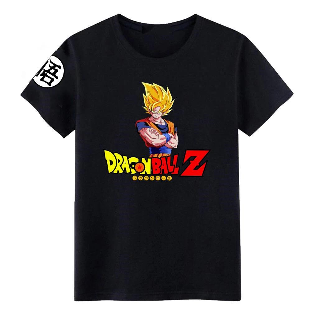 Dragonball Z Cosplay Anime Manga T-Shirt Tee Costumes Black Polyester M