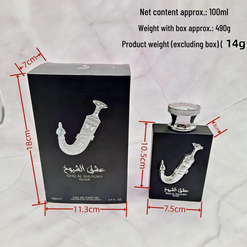 100ml Exquisite Dubai Black Hook Arabic Perfume for Middle East and Vietnam Markets