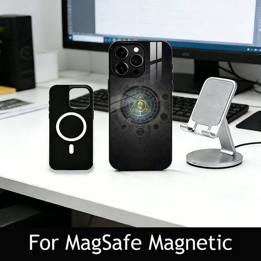 W-Warcraft G-Game Phone Case For iPhone17,16,15,14,13,12,11 Plus,Pro Magnetic For Magsafe Wireless Charging