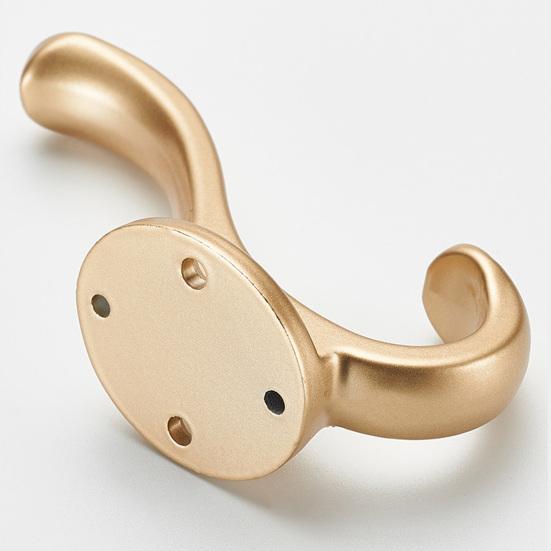 Coat Hook Corrosion-Resistant Wall Hooks Space Saving Upper And Lower Hooks for Bathroom Kitchen Bedroom