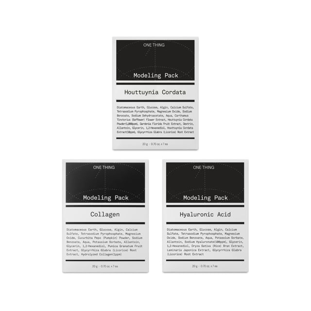 ONE THING - Modeling Pack Set - 3 Types Collagen