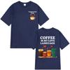 Funny Cappuccino Club Coffee Lover Gift Unisex T Shirt Summer Loose Casual Cotton Tshirt Harajuku Streetwear Man Women Tshirts