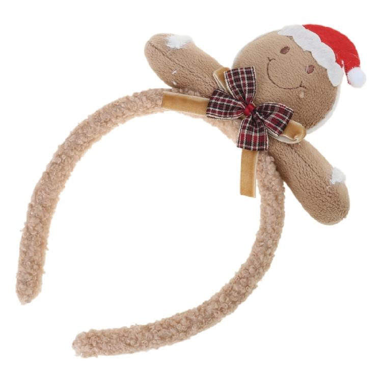 Fashion Plush Winter Headwear Kids Christmas Hairband Christmas Tree Headpiece for Women and Children