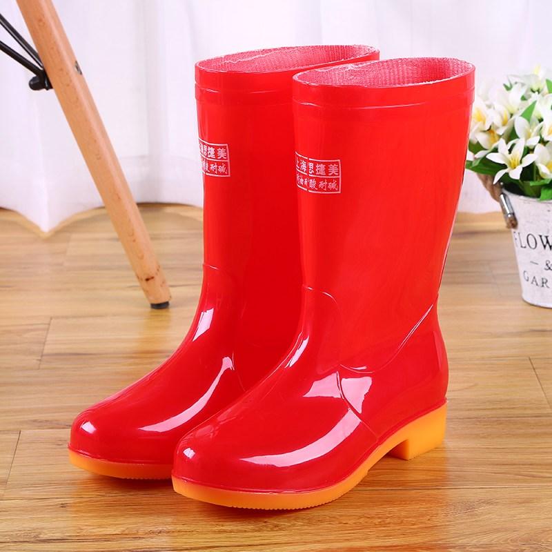 Iarna Blană Caldă Femei Cizme de Ploaie cu Platformă Pvc de Înaltă Calitate Cizme de Ploaie pentru Femei Slip-on Mid-calf Cizme pentru Fete