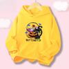 Halloween Kawaii Pumpkin Cartoon Print Children Hooded Sweatshirt Boy Girl Autumn Winter Daily Outdoor Casual Warm Sportswear