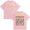 Rock Band Extremoduro Tour Print T Shirts Men's Clothing Harajuku High Street T-shirt Man Cotton Short Sleeve T-shirts