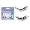3D Fan Half Lashes 9109 Natural Wispy False Eyelashes 2 Pairs Lightweight Soft Fake Lashes Reusable Eye Makeup