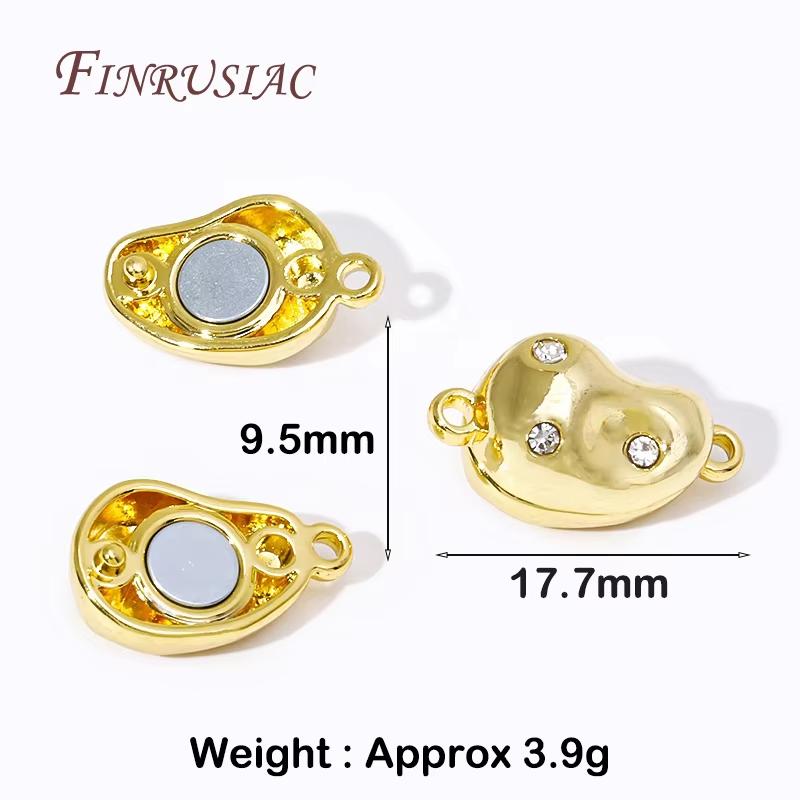 Baroque Beads 18K Gold Plated Spacer Beads,Bracelets Beads Accessories,Separators For Beads,DIY Pearl Necklace Jewelry Making