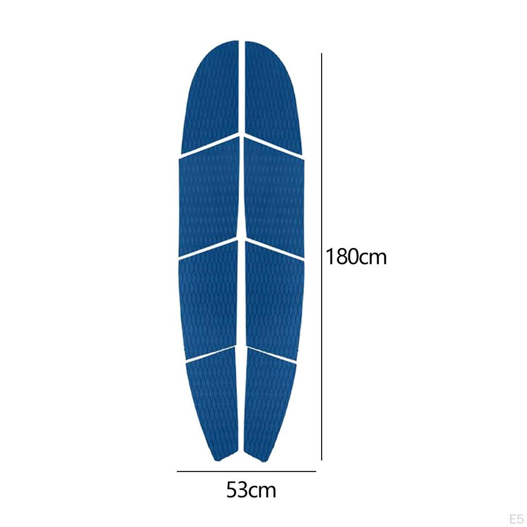 8Pcs Surfboard Traction Pad Deck Tail Pads Surf for Skimboards