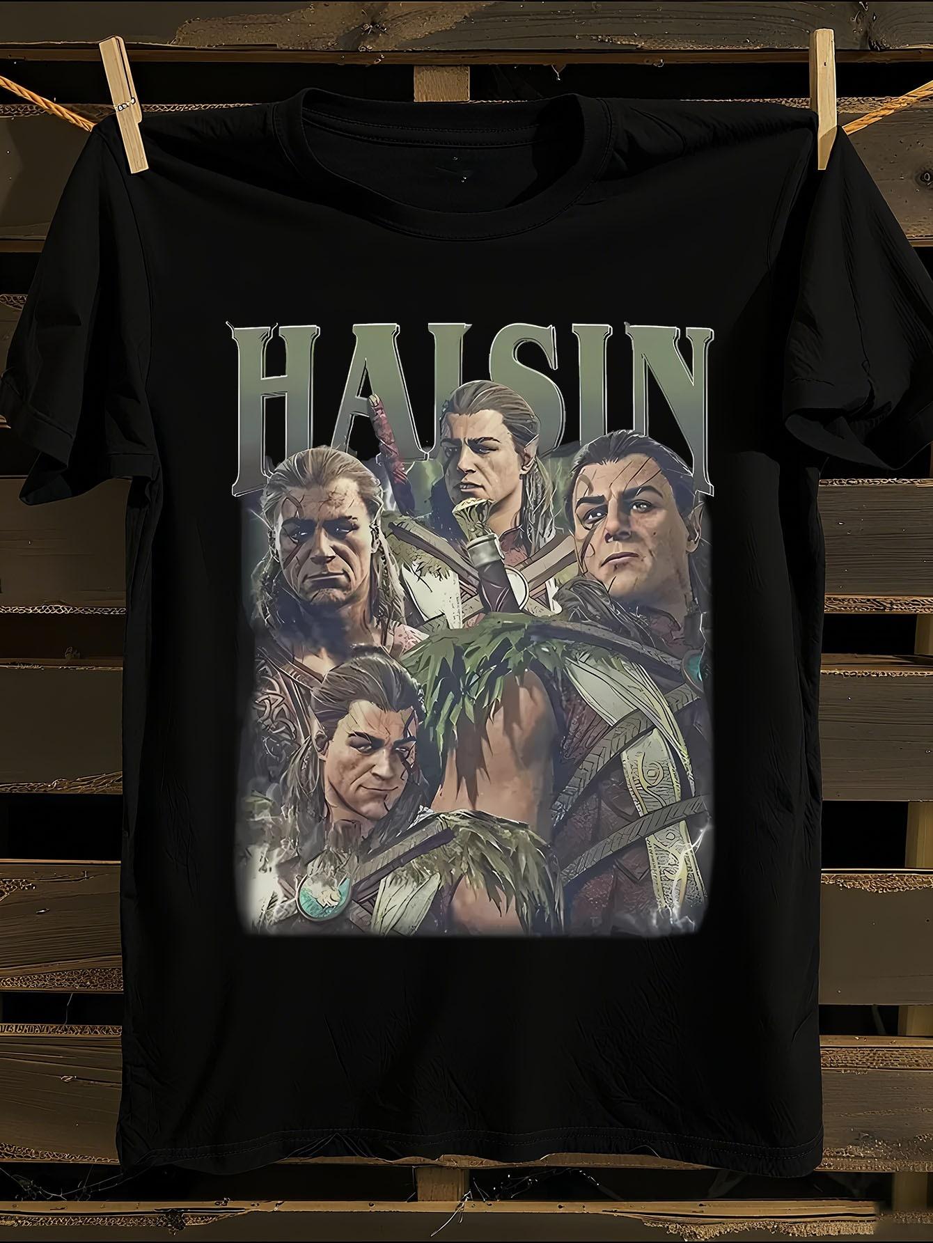 Baldur S Gate 3 Halsin Astarion Graphic Tshirt M