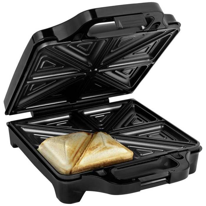 Princess Supreme XXL Machine À Croque-monsieur Revêtement Anti-adhésif, Voyant Lumineux Noir