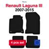 Basic Velour Floor Mats For Renault Laguna Iii Coupe (2007-2015)