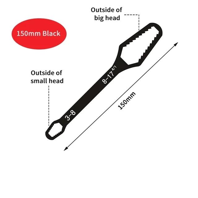 8~17mm/16mm/23mm/24mm Universal Torx Wrench Self-tightening Adjustable Glasses Wrench Board Double-head Torx Spanner Hand Tools for Factory