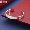 925 Sterling Silver Vintage Roman Numeral Personalized Bracelet - Exquisite Gift Jewelry