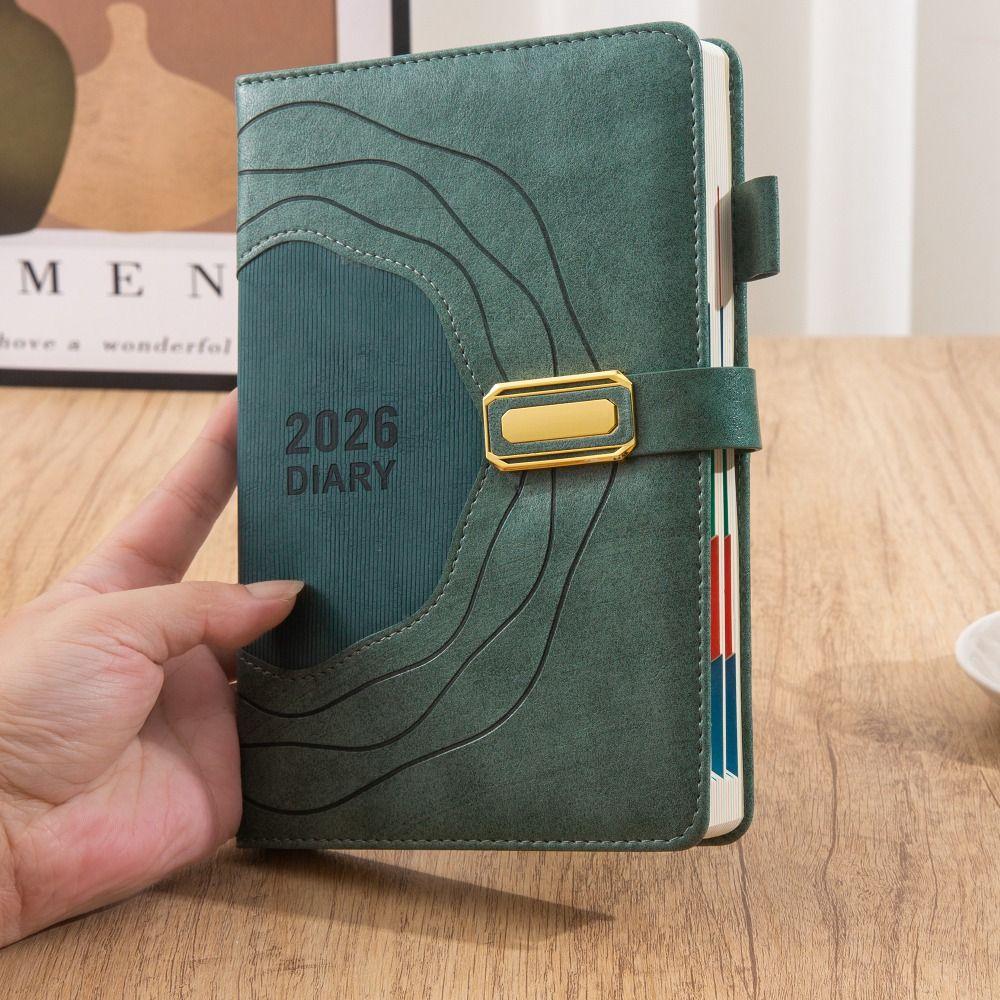 English 2026 Schedule Notepad Thickened Paper Diary New Daily Planner Book  Time Management