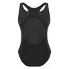 Kids Girls Sleeveless Racer Back Leotard Swimsuit with Keyhole Design Stretchy Monokini for Beach Bathing