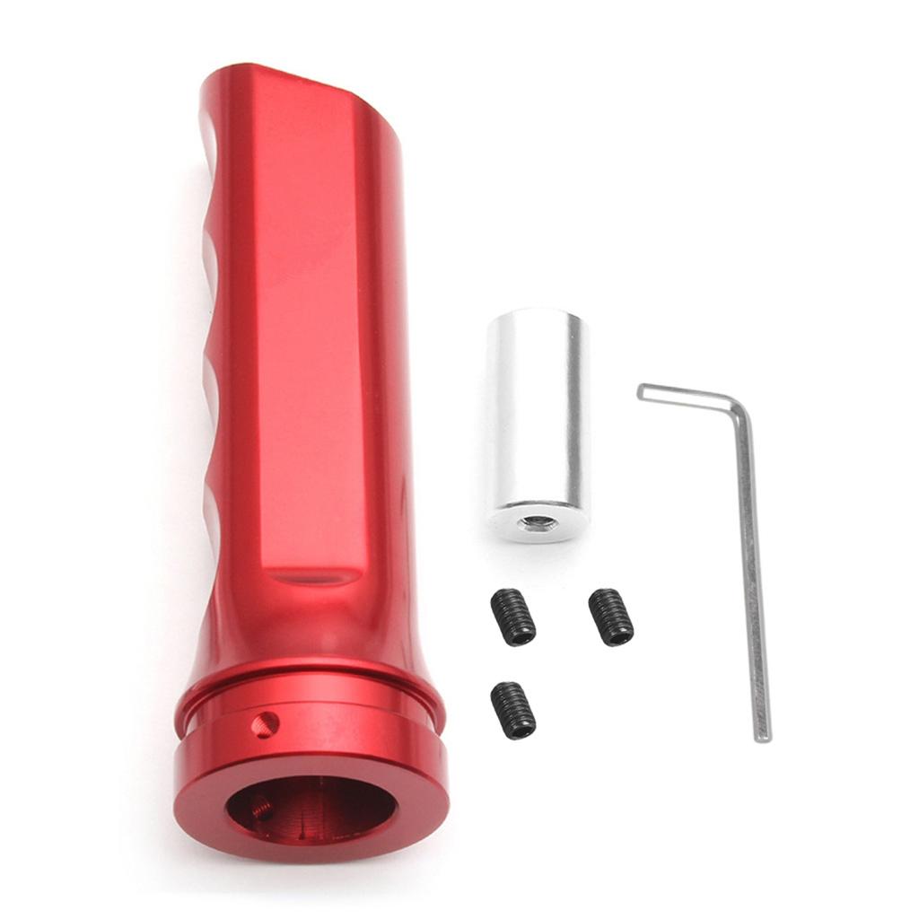 Easy to Install Handbrake Cover Aluminum Ergonomic Brake Handle Cover Simple to Operate for Enhances Driving Pleasure