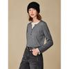 INMAN Faux Two-Piece Henley Neck Wool Knit Sweater