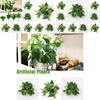 Elegant 33cm Artificial Plants For Home Office And Wedding Decor With Realistic Green Foliage