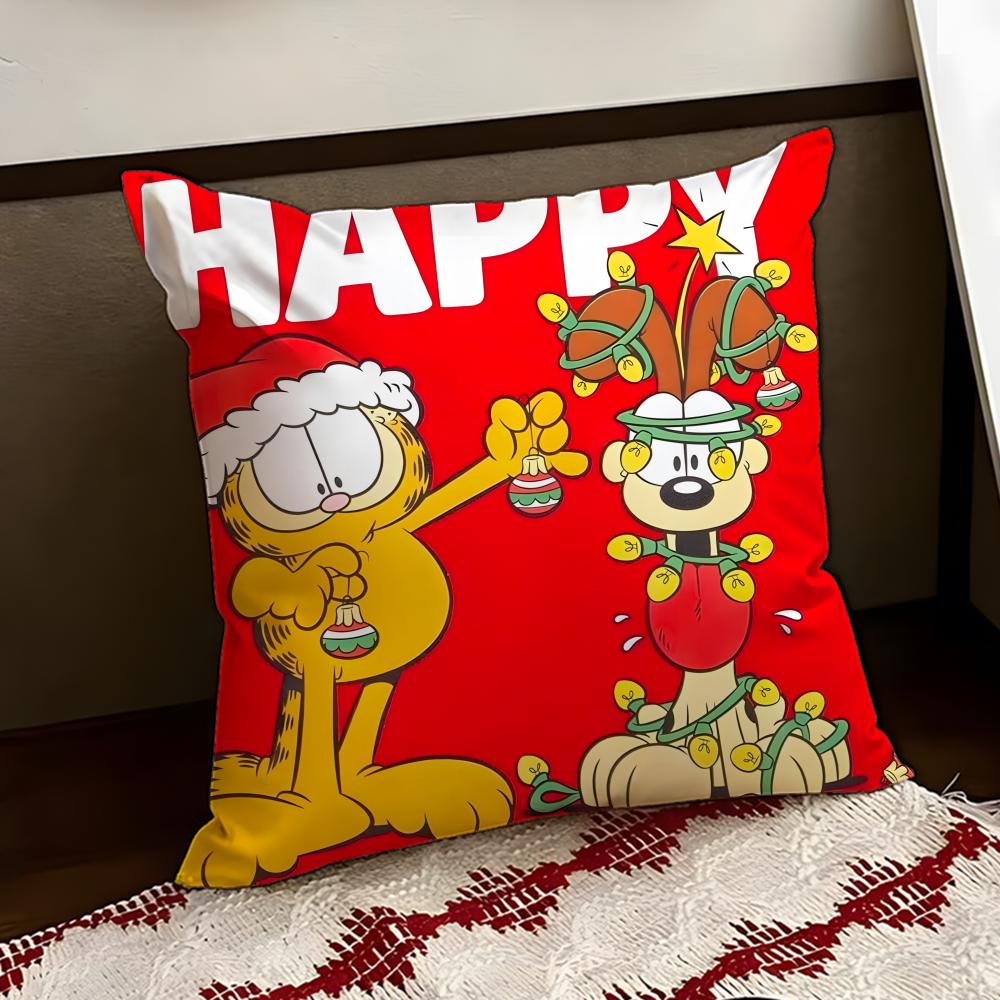Garfield Cushion Cover Reversible Soft Durable Pillow Cover Home  Car MultiScene Use for Daily Comfort