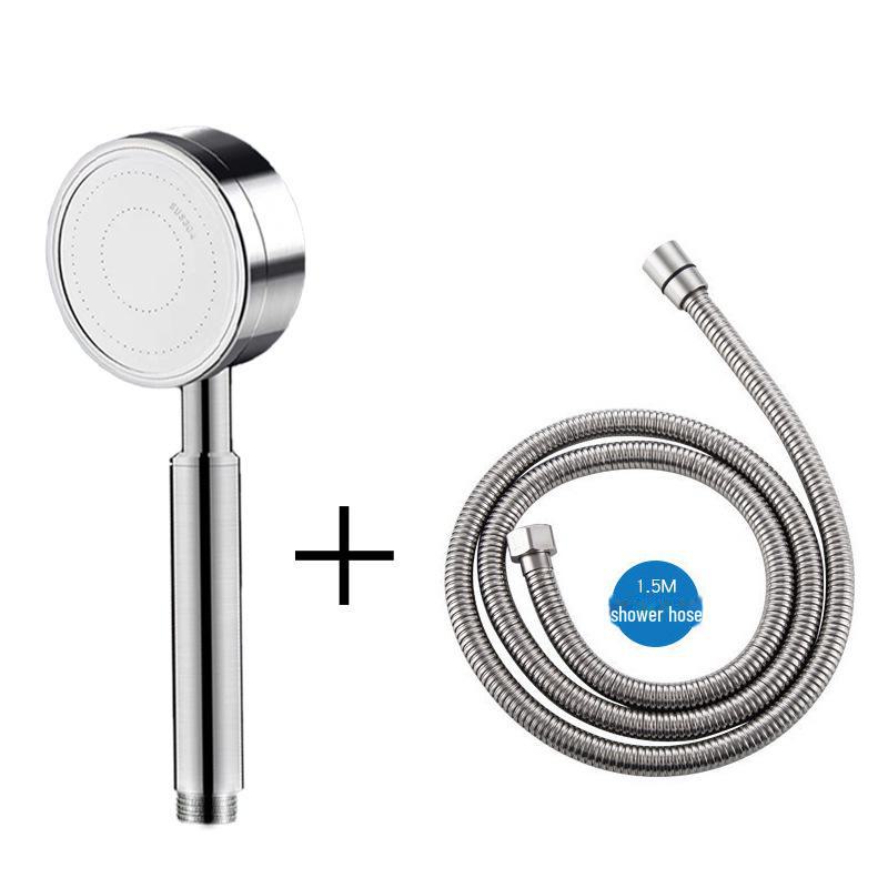 304 Stainless Steel High-Pressure Shower Head Set for Home Use