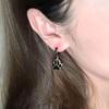Goth Jewelry Beads Rivets Drop Earrings Grunge Rock Accessories Punk Earrings Women Cool Korean Fashion Earrings