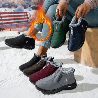 Scarpe di Cotone da Donna Casual Sportive, Calde Scarpe di Cotone da Donna, Stivali da Neve Comodi e Morbidi Spessi da Casa