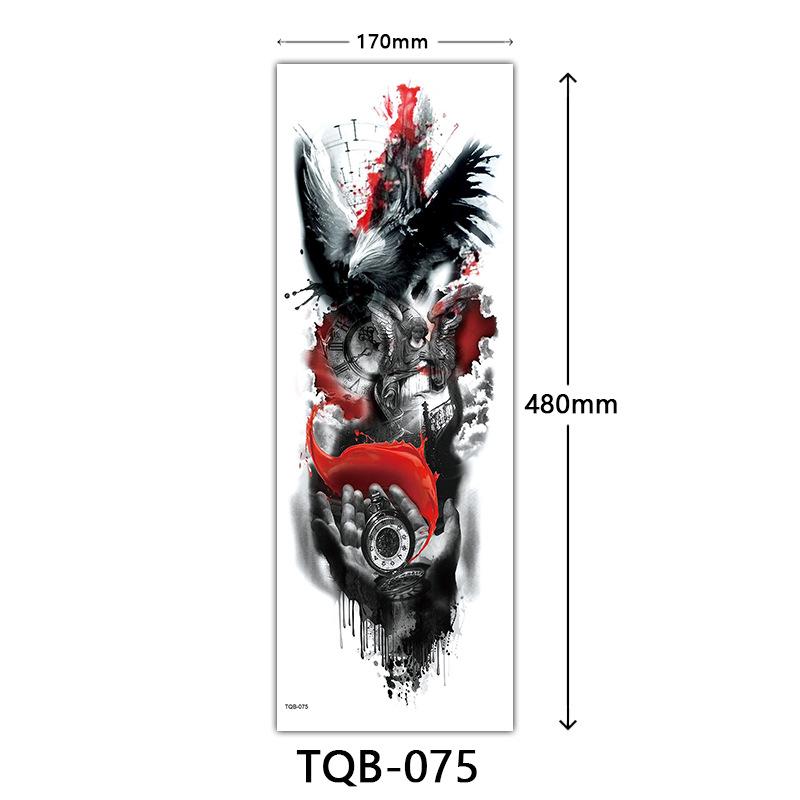 Full Arm Tattoo Sticker Full Arm, Full Arm Big Picture Tattoo Sticker, Flower Arm Tattoo Sticker Tattoo