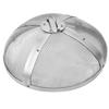 VEVOR Fire Pit Spark Screen Round 20", Reinforced Heavy Duty Steel Metal Cover, Outdoor Firepit Lid