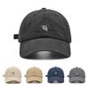 1 Stück Einfache Baseballkappe mit Buchstaben für Erwachsene, verstellbar, atmungsaktiv, Baumwolle, Sport-Freizeitkappe, Mode, All-Match-Visier