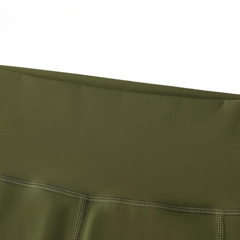 New Yoga Shorts Female High-waisted Hip-lifting Sports Shorts Elastic Tight Pockets Running Fitness Four Pants
