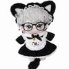 Bow Skirt Outfit Mini Maid Dress Cat Little Maid Plush Doll Clothes  For 10/20cm Doll