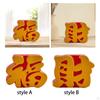 Chinese Happiness Crafts Character Home Bedroom Decor Engagement Sculpture DIY Exquisite