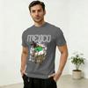 Mexico Soccer Fanart T Shirt for Unisex Pure Cotton Vintage TShirts Crewneck Tees Short Sleeve Clothing Printed