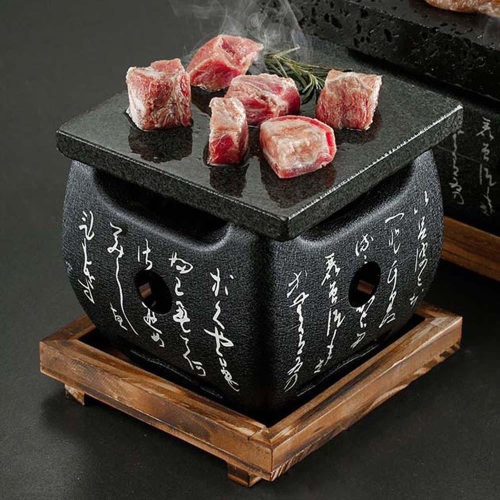 With Grill Net Square Text Stove Japanese Style Portable Charcoal Grill Barbecue Grill  Barbecue