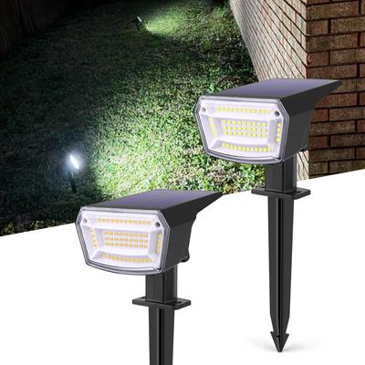 Wysokowydajne reflektory LED Solar 1200mAh Solar Lamp – odporne na warunki atmosferyczne oświetlenie zewnętrzne do ogrodów, trawników i ścieżek