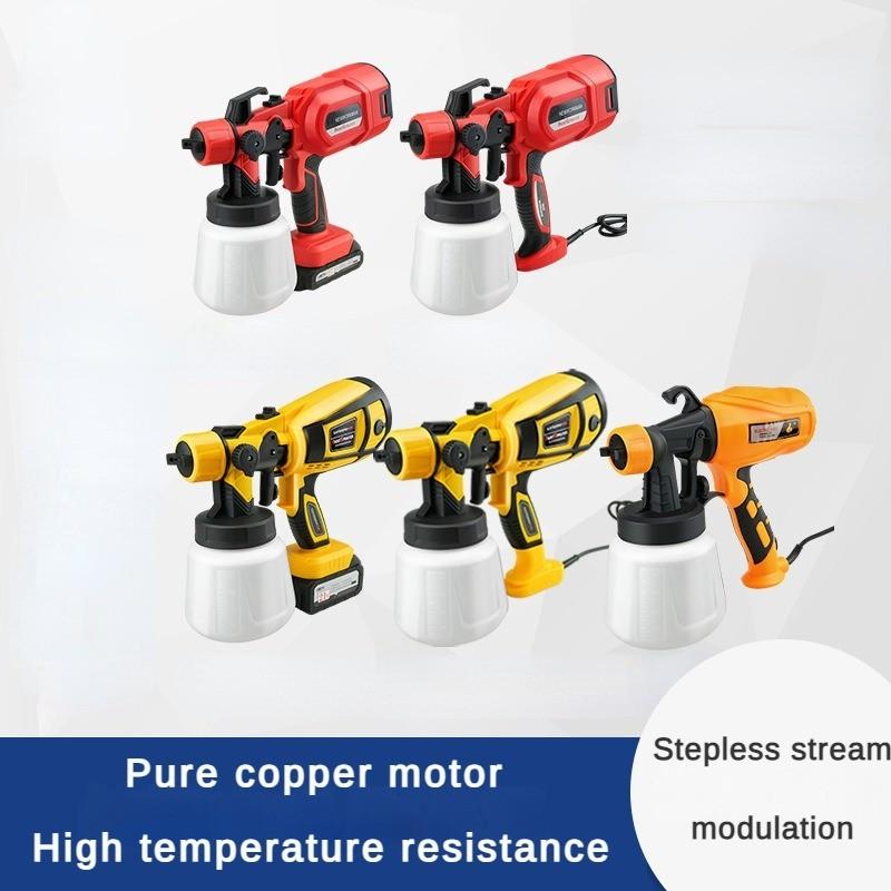 Electric Spray Gun High Micro Atomization and Efficient Heat Dissipation Spray Paint Equipment Anti Backflow Design Lithium Battery Spraying Machine