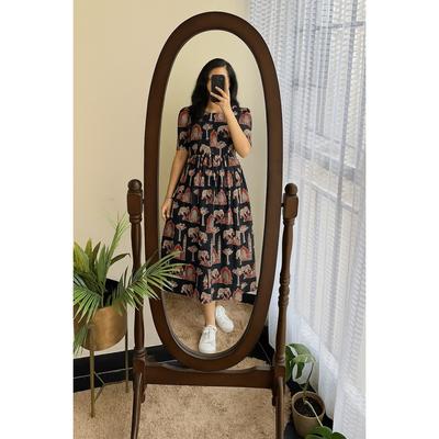 Hint Tasarımcı Pamuk Anarkali Kurta Elbise Kadın Parti Giyim Üst Tunik Kurti VSO-1743 c