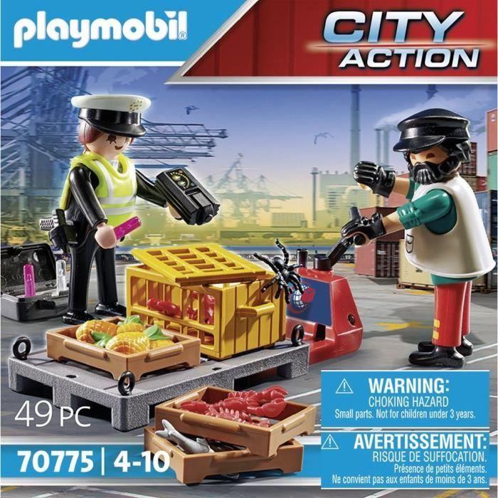 PLAYMOBIL - 70775 - Ouvrier Et Douanière - Multicolore - A Partir De 4 Ans