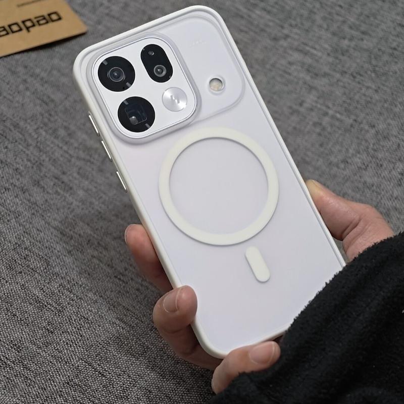 For OPPO Find X9S Pro Case Magnetic For MagSafe Matte Transparent Acrylic Skin Feel Cover For Oppo Find X9S Pro Shell Non-Slip