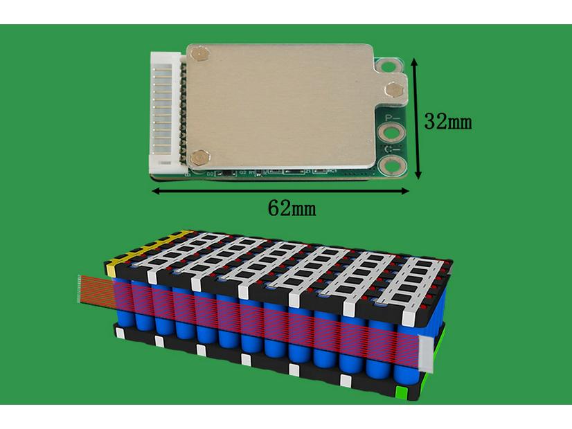 10S 18650 Lithium Battery Protection & Equalization Board for 36V Lawn Mowers, Electric Skateboards, and Two-Wheelers