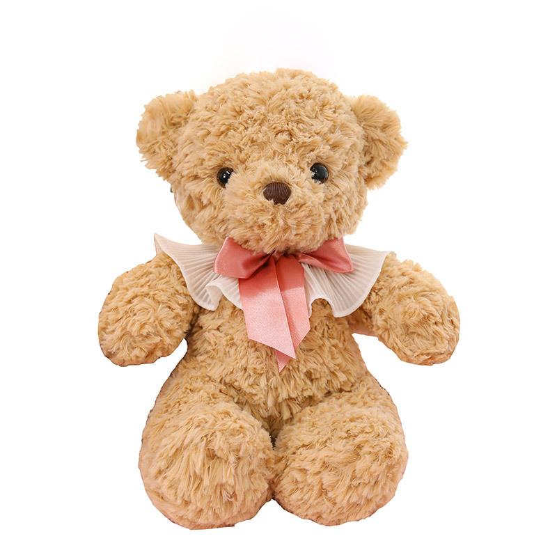 Monica Bear Plush Toy Bow Tie Teddy Bear Doll Pillow Children's Holiday Gift Grab Machine Doll