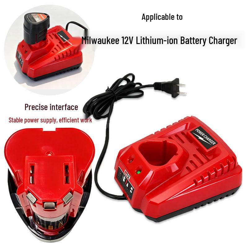 Milwaukee M12 Battery Charger for 12V M12B2/B4 Hand Drill