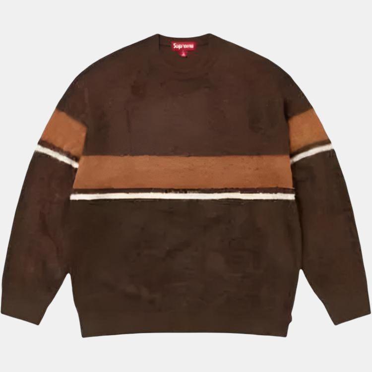 Supreme FW25 WEEK5 Brushed Stripe Sweater Unisex SUP-FW25-155