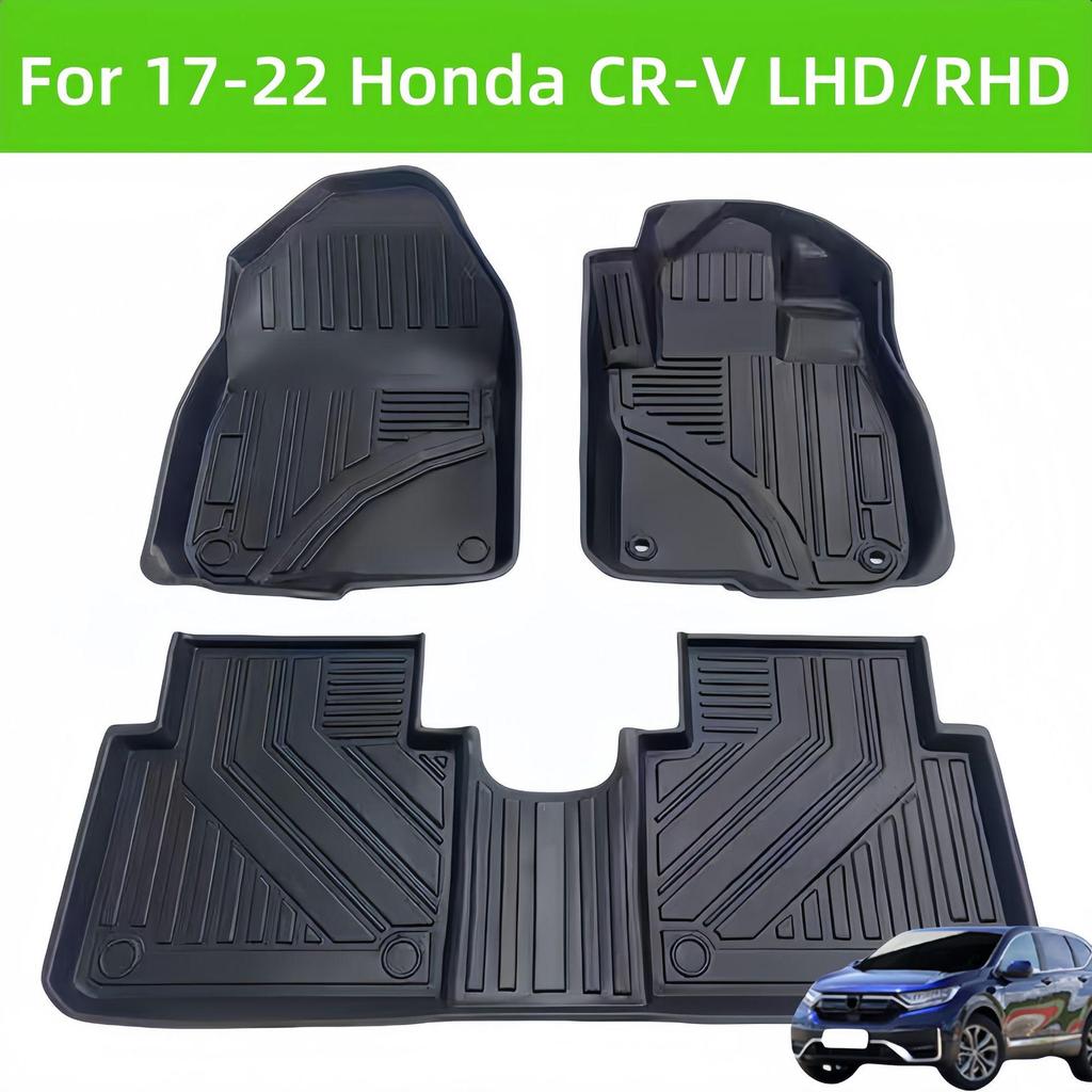 2017-2022 CR-V LHD/RHD TPE Floor Mat & Rear Trunk Mat