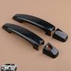 Carbon Fiber 2pc Door Handle Cover Trim Accessories For Chevrolet Camaro 2010-15
