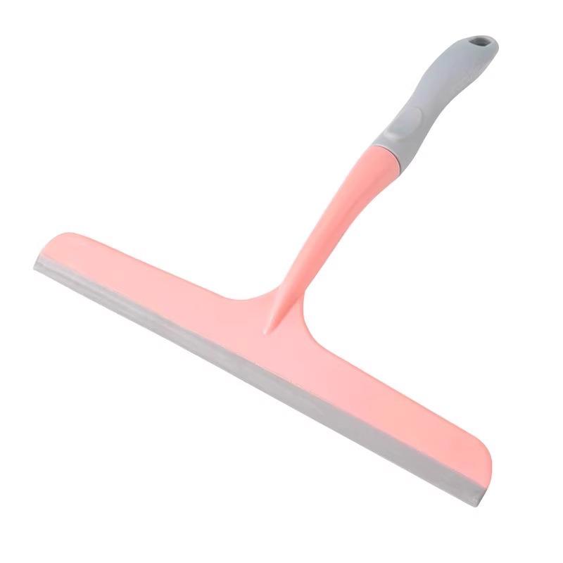 Squeegee Silicone Window & Mirror Cleaner, Double-Sided Household Glass Tool