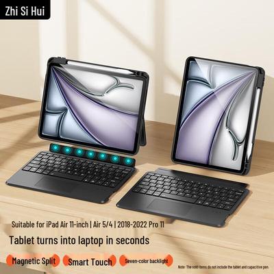Zhi Si Hui Magnetische Abnehmbare Bluetooth-Tastaturhülle für Apple iPad