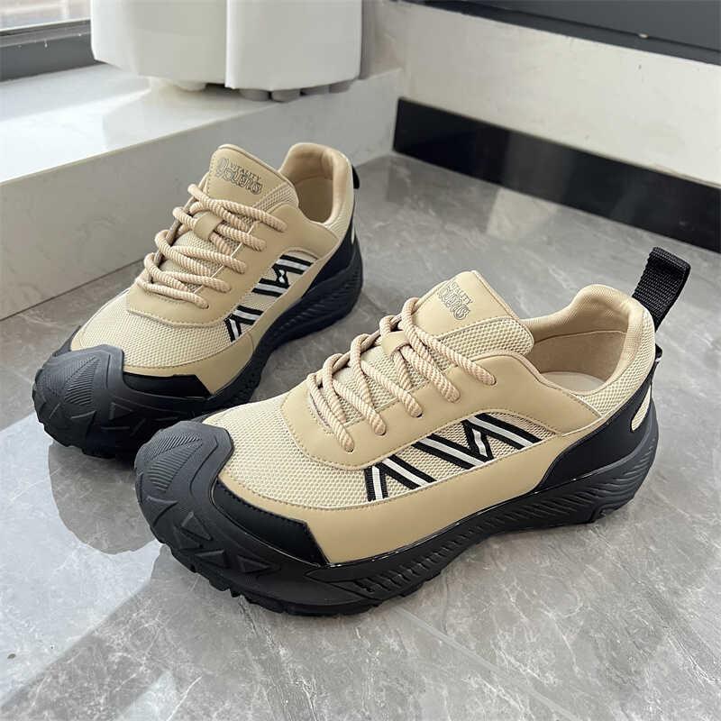 

МОДНЕ ВЗУТТЯ Чоловічі дихаючі спортивні кросівки Спортивне взуття для бігу Відкритий жіночий теніс Тренажер для тренажерного залу 44 верблюд